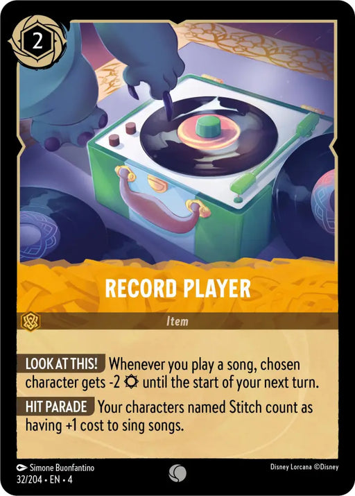 Record Player (32/204) [Ursula’s Return] - Lorcana Single