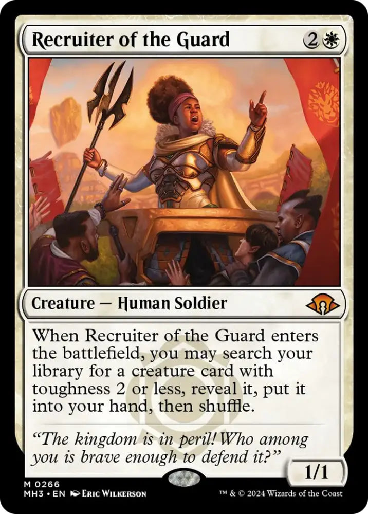 Recruiter of the Guard [Modern Horizons 3] - MTG Single