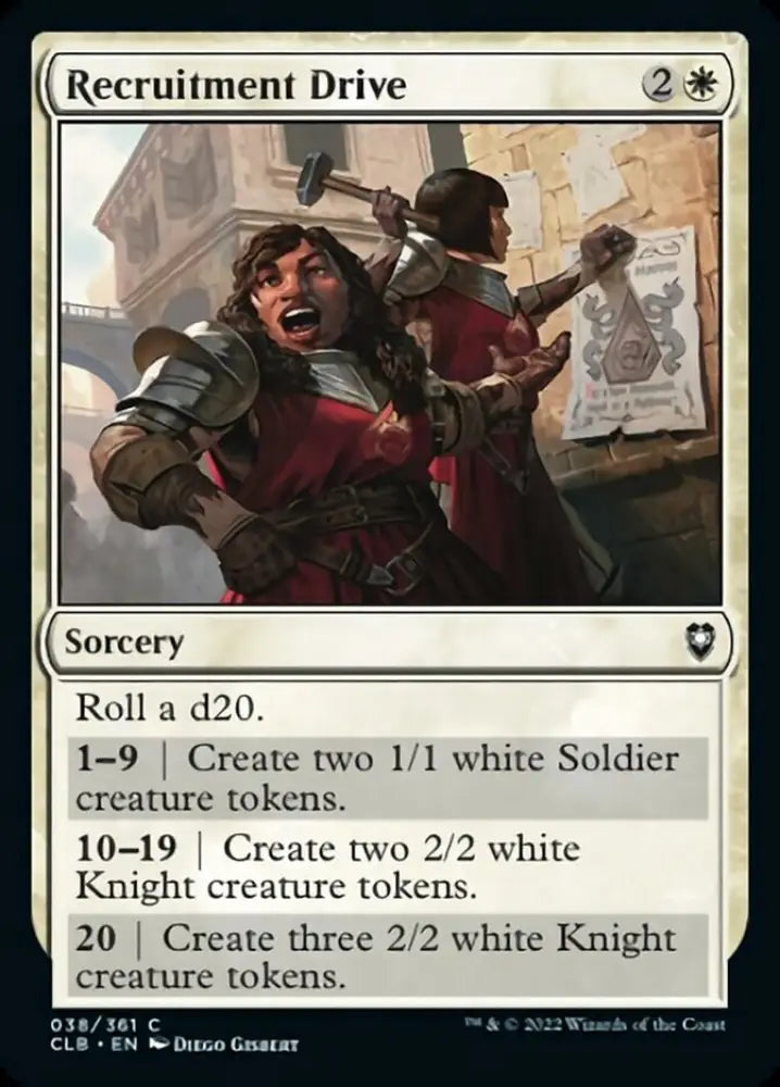 Recruitment Drive [Commander Legends: Battle for Baldur’s Gate] - MTG Single