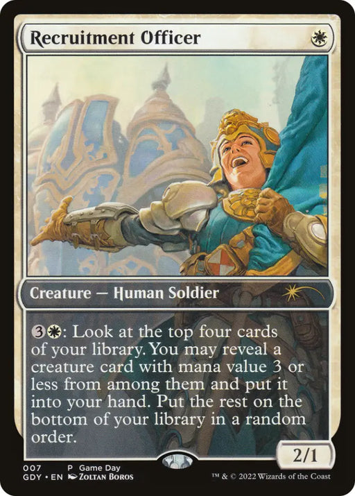 Recruitment Officer [Game Day 2022] - MTG Single