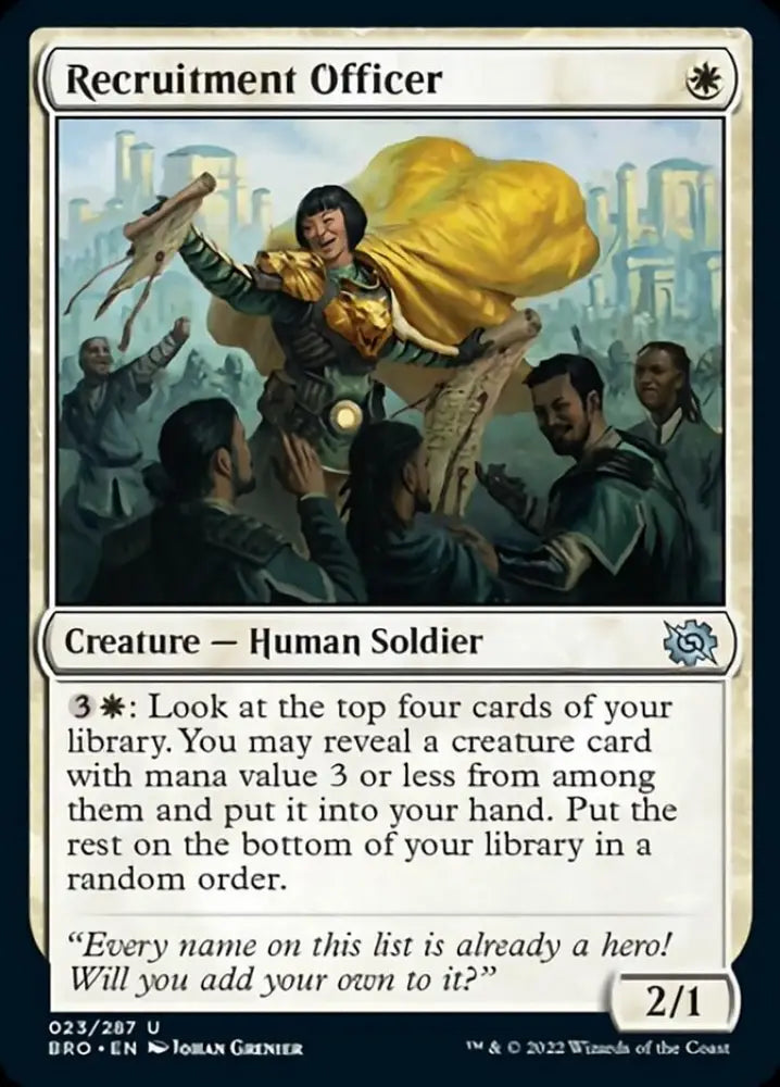 Recruitment Officer [The Brothers’ War] - MTG Single