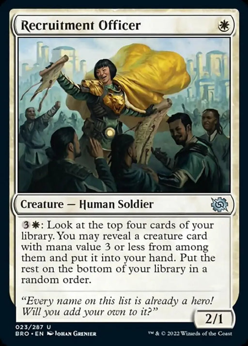 Recruitment Officer [The Brothers’ War] - MTG Single