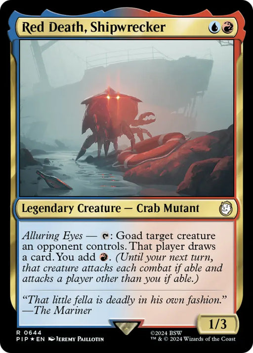 Red Death Shipwrecker (Surge Foil) [Fallout] - MTG Single