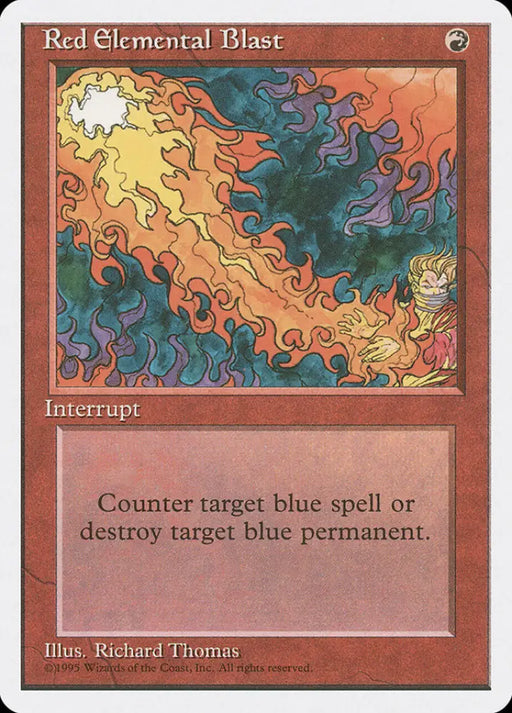Red Elemental Blast [Fourth Edition] - MTG Single
