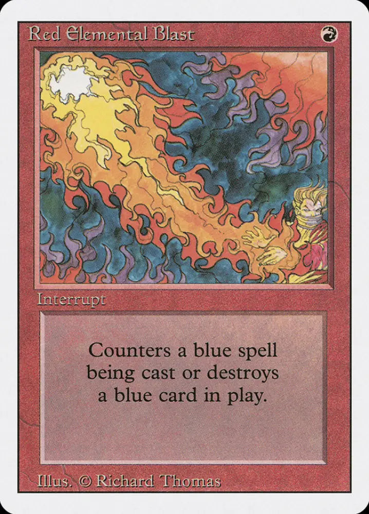 Red Elemental Blast [Revised Edition] - MTG Single