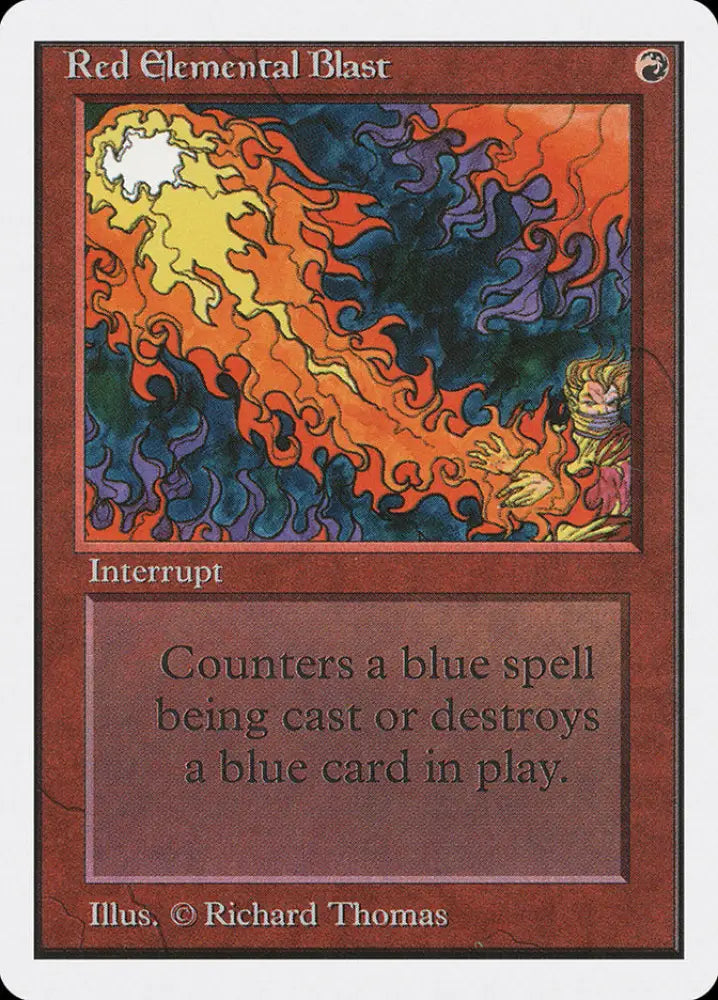 Red Elemental Blast [Unlimited Edition] - MTG Single