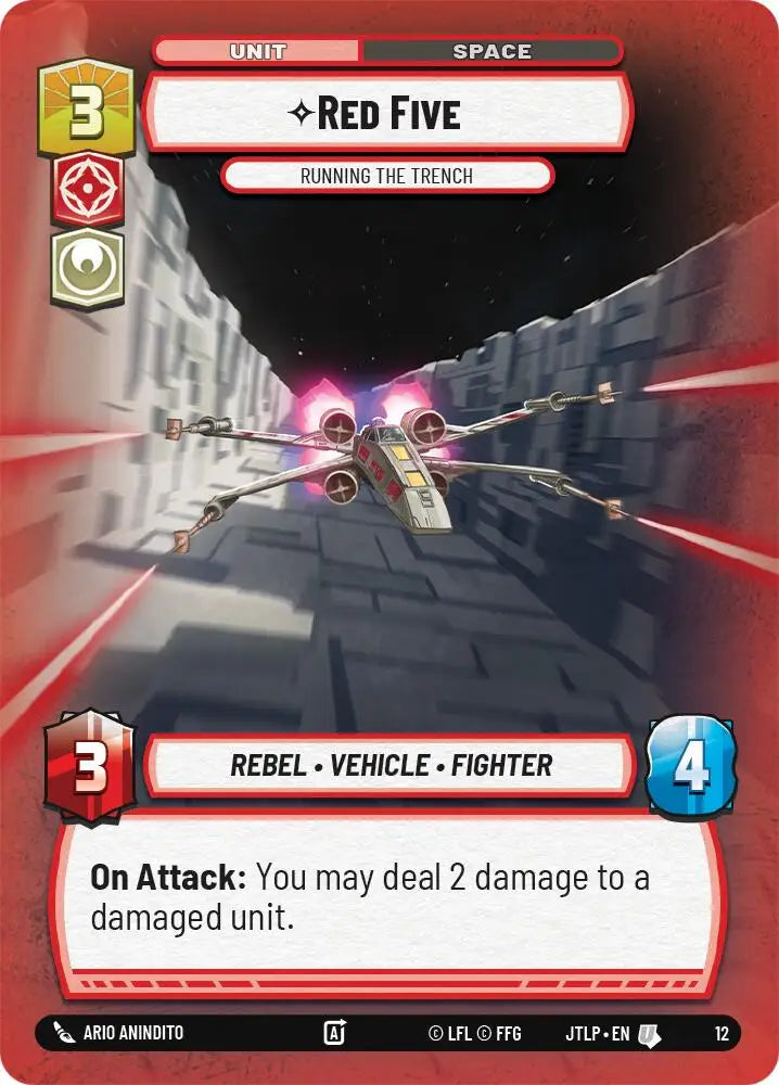 Red Five - Running the Trench (12) [Jump to Lightspeed: Weekly Play] - Star Wars: Unlimited Single