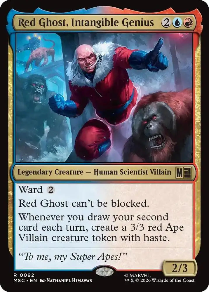 Red Ghost, Intangible Genius (92) [Marvel Super Heroes Commander]