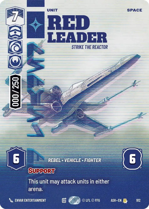 Red Leader - Strike the Reactor (Serialized) (912) [Ashes of the Empire]