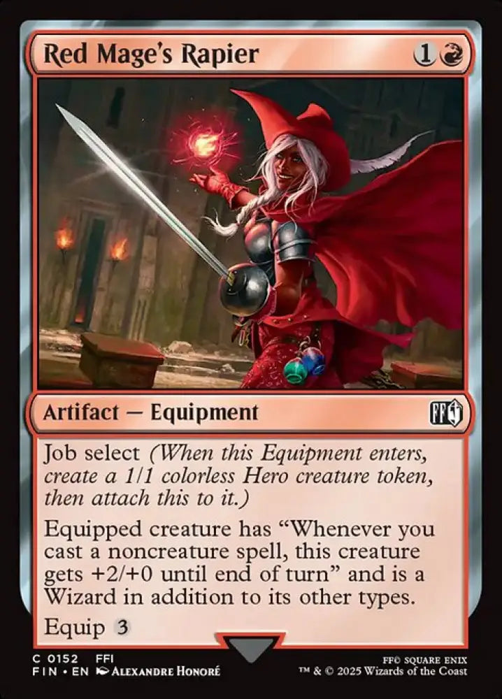 Red Mage's Rapier (152) [Final Fantasy]