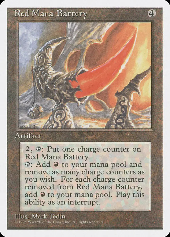 Red Mana Battery [Fourth Edition] - MTG Single