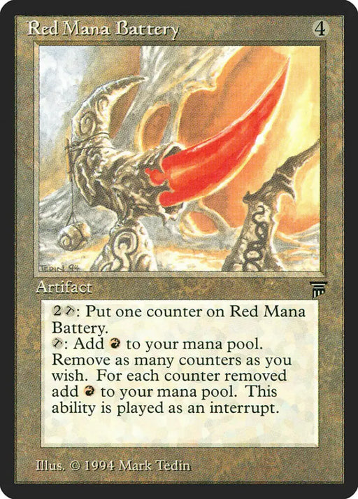Red Mana Battery [Legends] - MTG Single