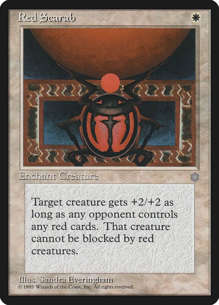 Red Scarab [Ice Age] - MTG Single