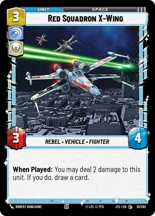 Red Squadron X-Wing (051/257) [Jump to Lightspeed] - Star Wars: Unlimited Single