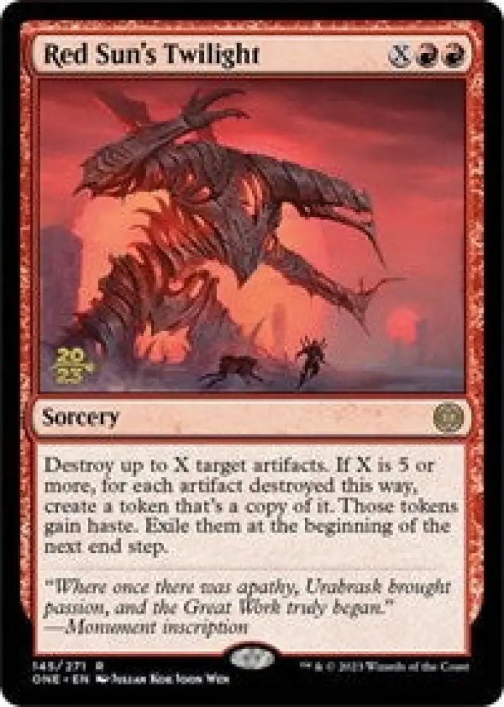 Red Sun's Twilight (145) [Prerelease Cards]