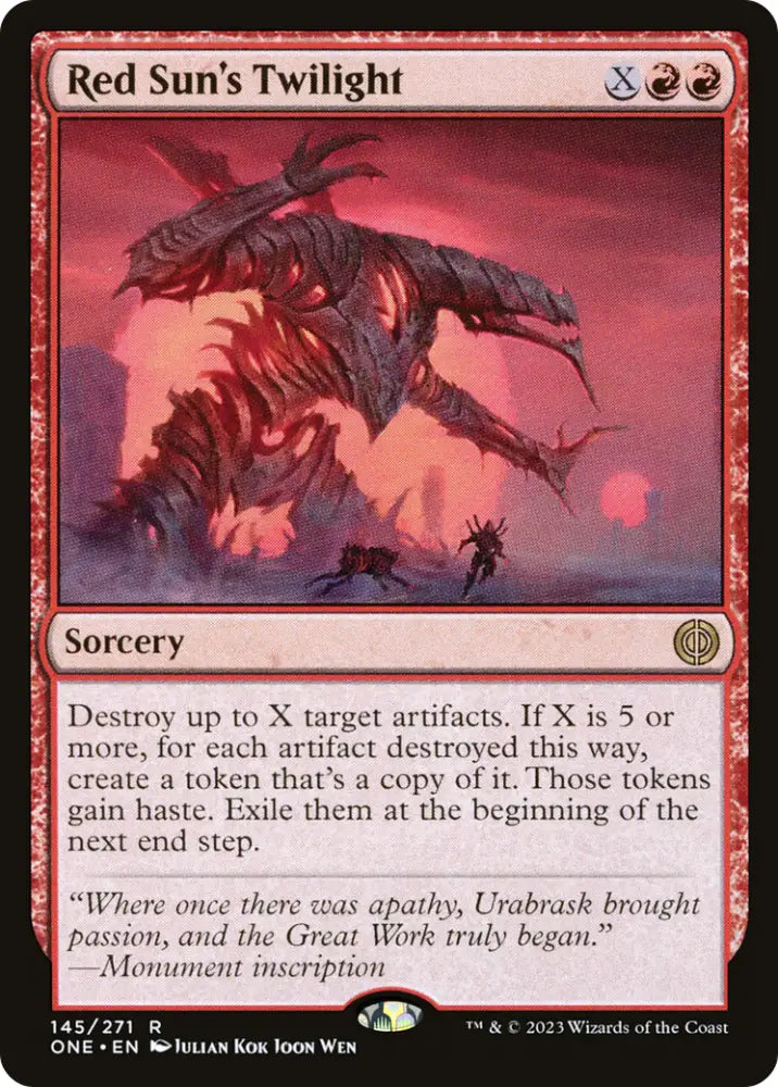 Red Sun’s Twilight [Phyrexia: All Will Be One] - MTG Single