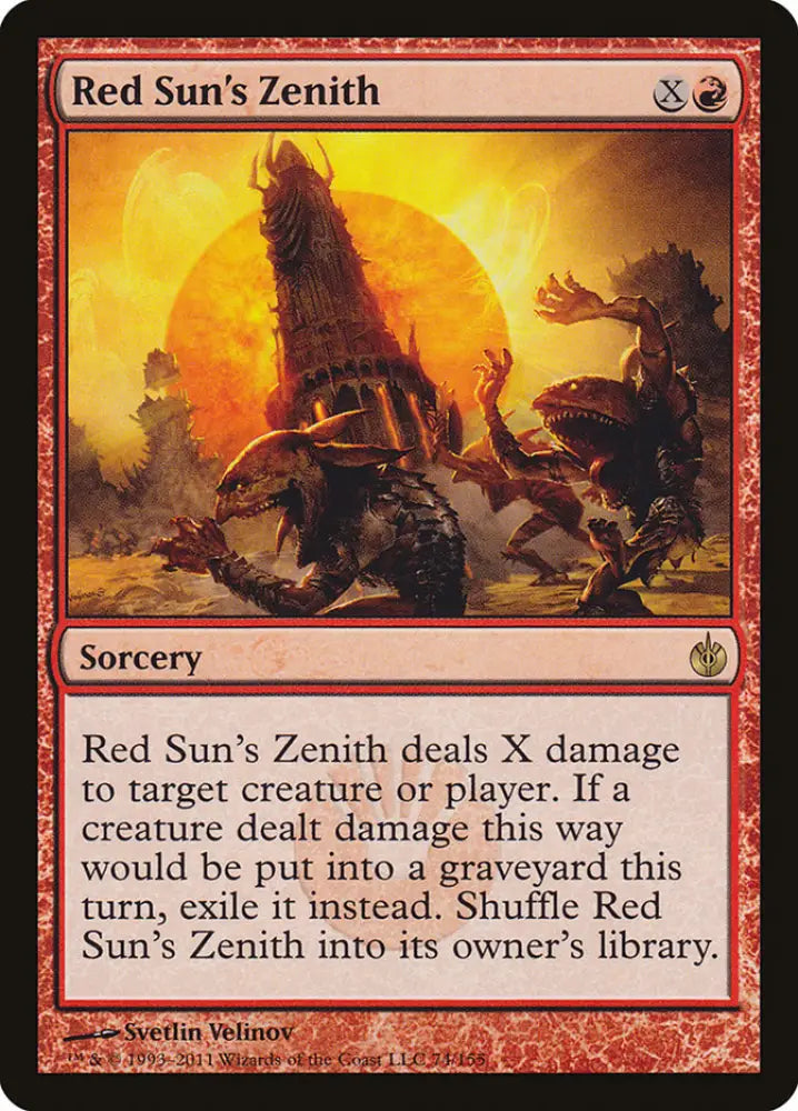 Red Sun’s Zenith [Mirrodin Besieged] - MTG Single