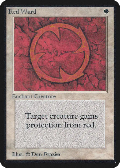 Red Ward [Alpha Edition] - MTG Single