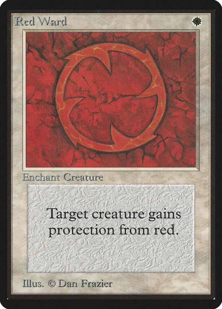 Red Ward [Beta Edition] - MTG Single