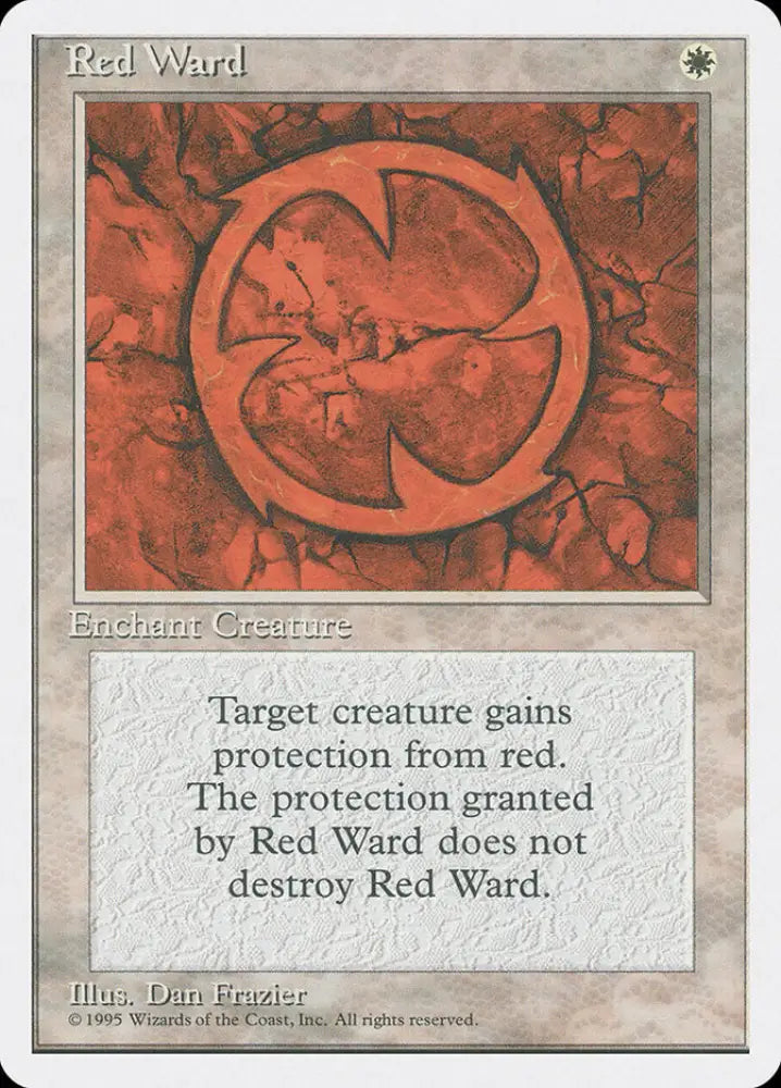 Red Ward [Fourth Edition] - MTG Single