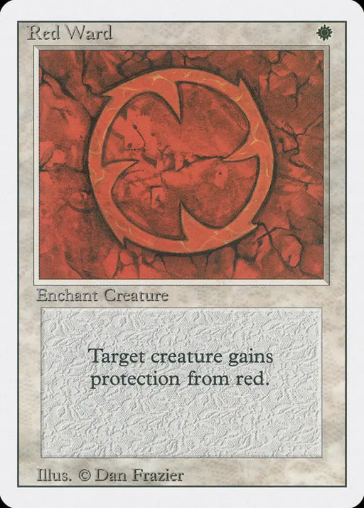 Red Ward [Revised Edition] - MTG Single
