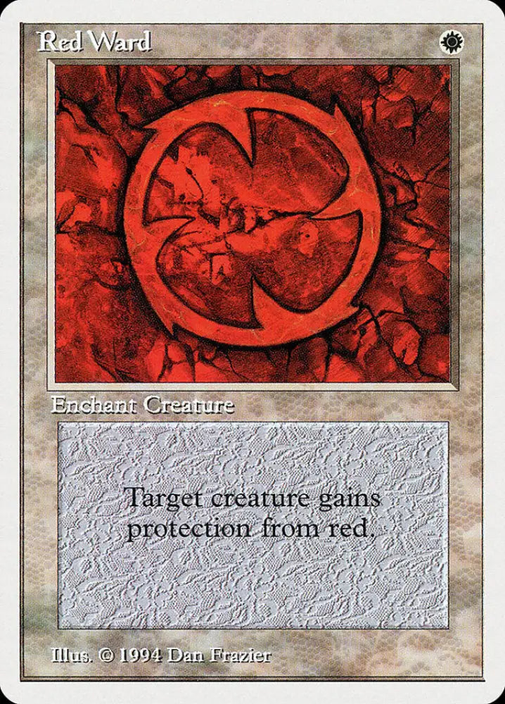 Red Ward [Summer Magic / Edgar] - MTG Single