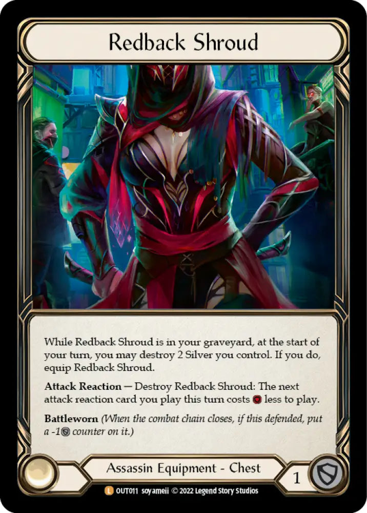 Redback Shroud [Outsiders] Cold Foil - Flesh And Blood Single
