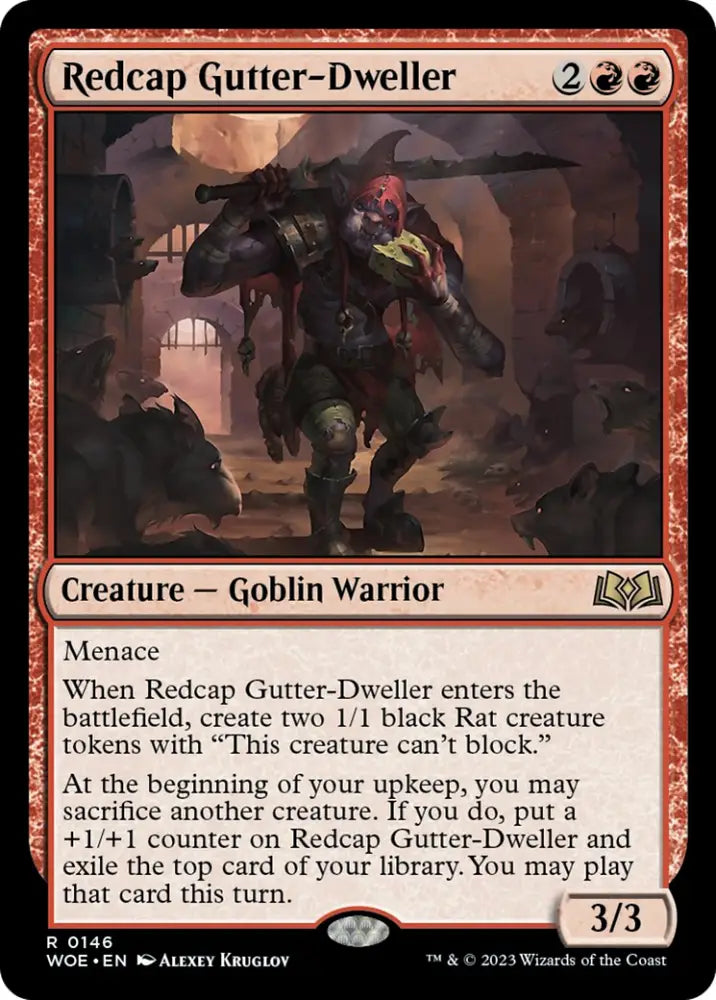 Redcap Gutter-Dweller [Wilds of Eldraine] - MTG Single