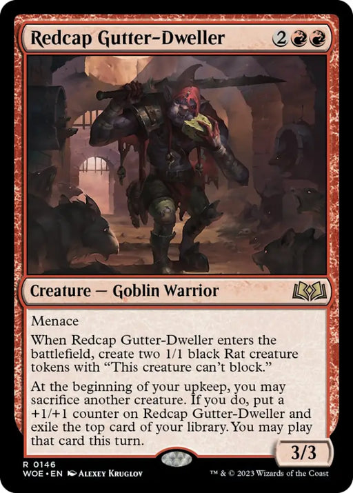 Redcap Gutter-Dweller [Wilds of Eldraine] - MTG Single