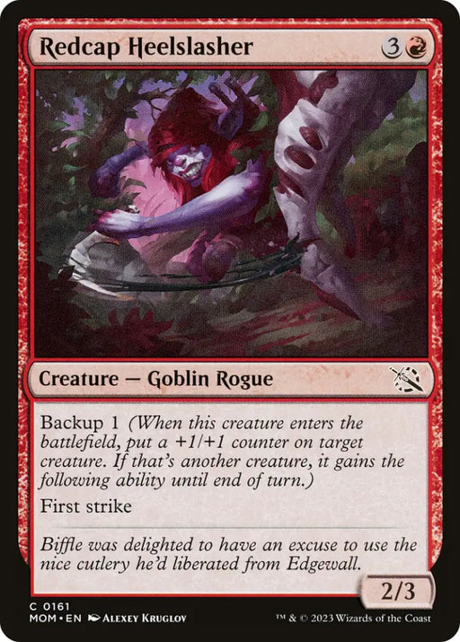 Redcap Heelslasher [March of the Machine] - MTG Single
