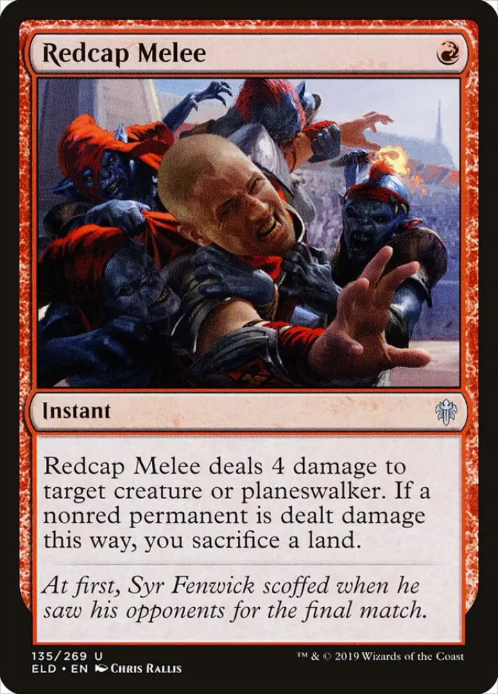 Redcap Melee [Throne of Eldraine] - MTG Single