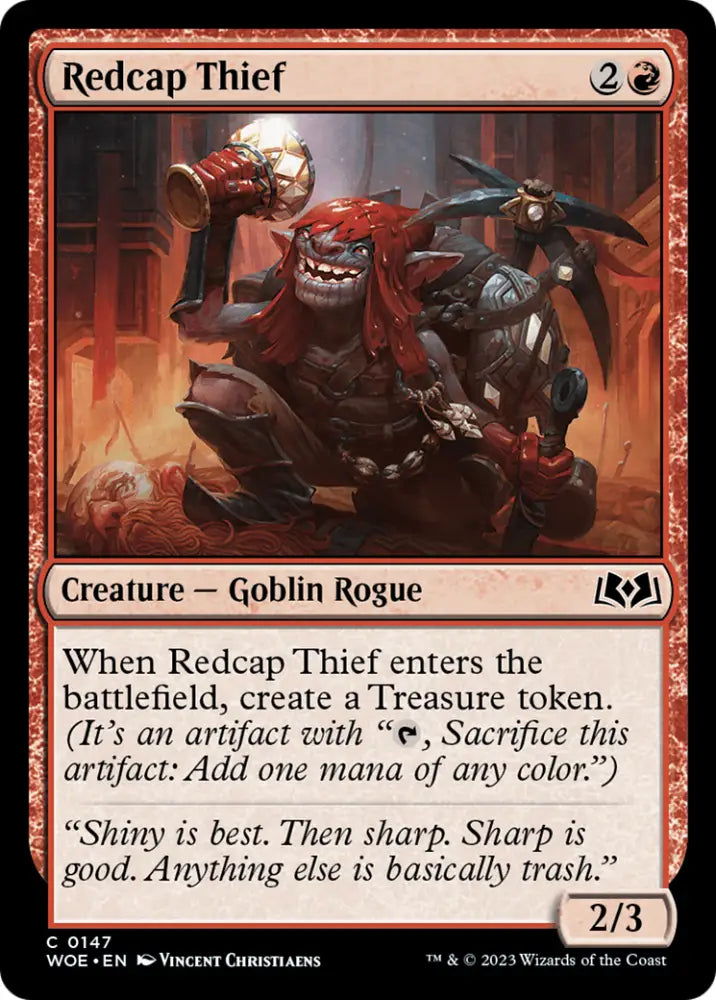 Redcap Thief [Wilds of Eldraine] - MTG Single