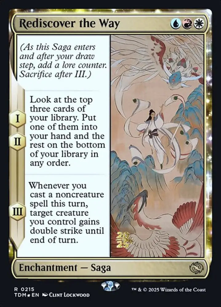 Rediscover the Way (215s) [Tarkir: Dragonstorm Promos]