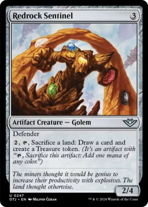 Redrock Sentinel [Outlaws of Thunder Junction] - MTG Single