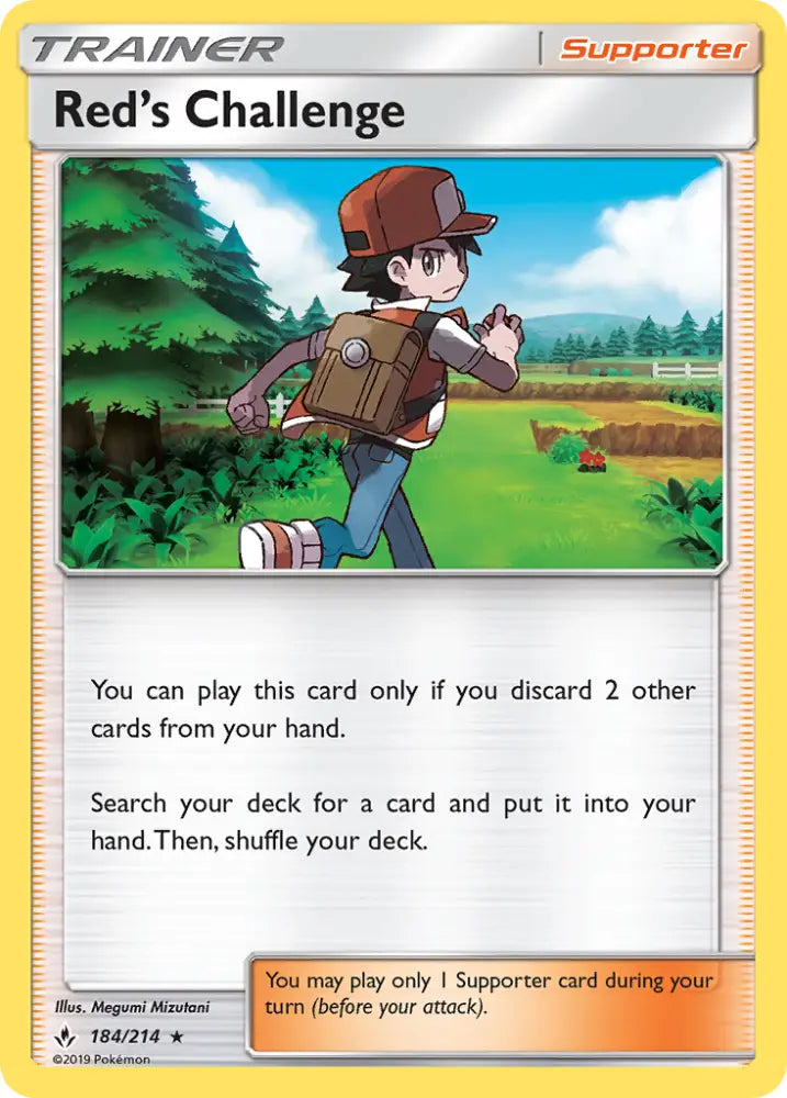 Red’s Challenge (184/214) [Sun & Moon: Unbroken Bonds] - Pokemon Single