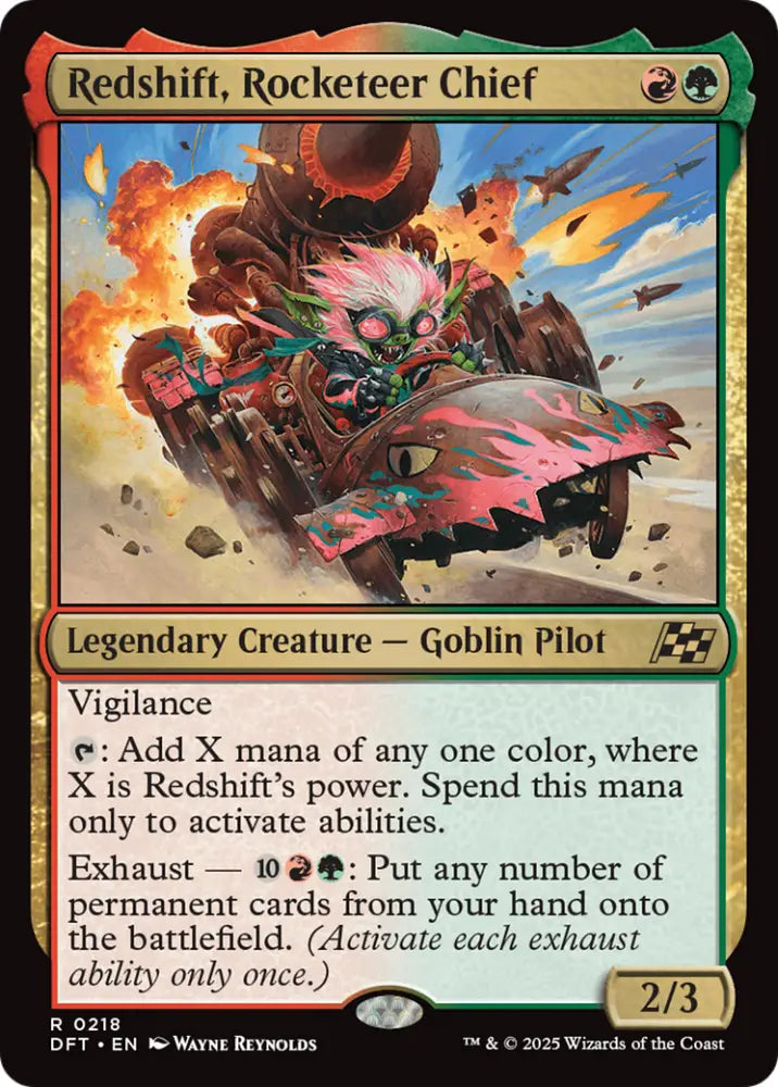 Redshift Rocketeer Chief [Aetherdrift] - MTG Single