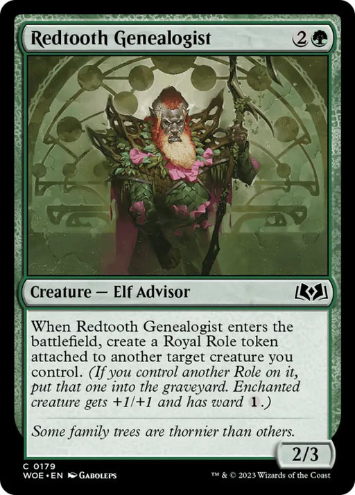 Redtooth Genealogist [Wilds of Eldraine] - MTG Single