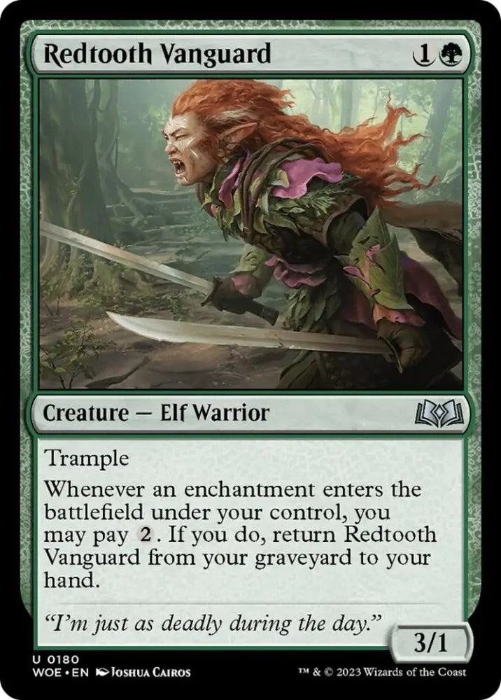 Redtooth Vanguard [Wilds of Eldraine] - MTG Single