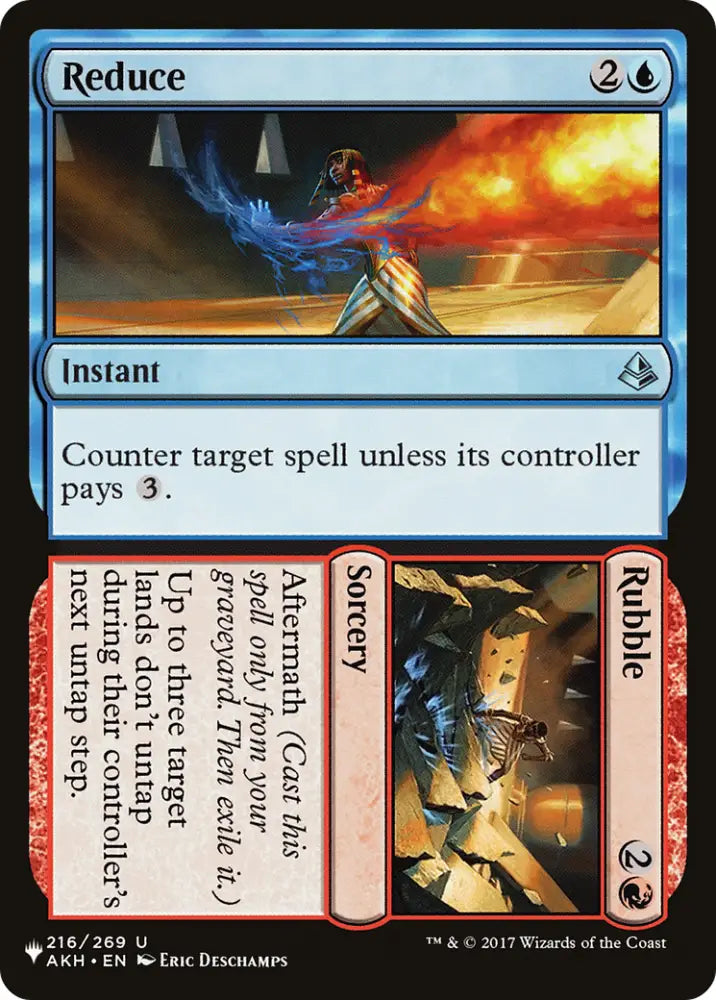 Reduce // Rubble [The List] - MTG Single