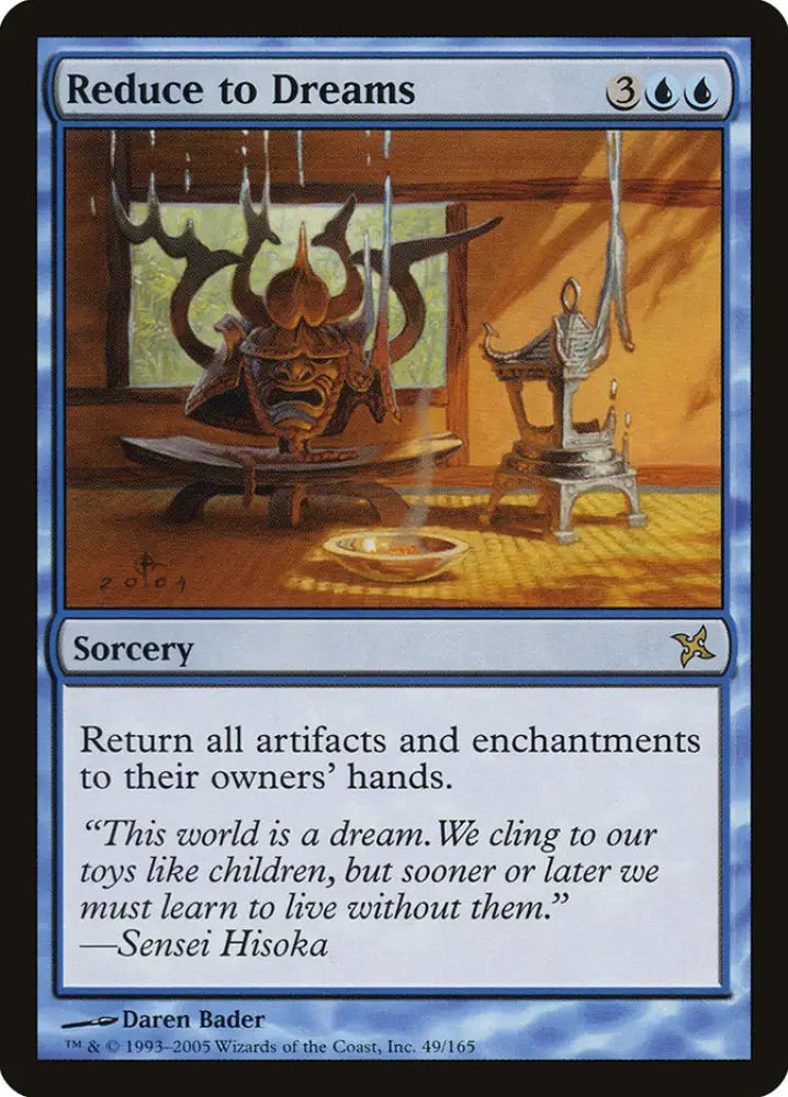 Reduce to Dreams [Betrayers of Kamigawa] - MTG Single
