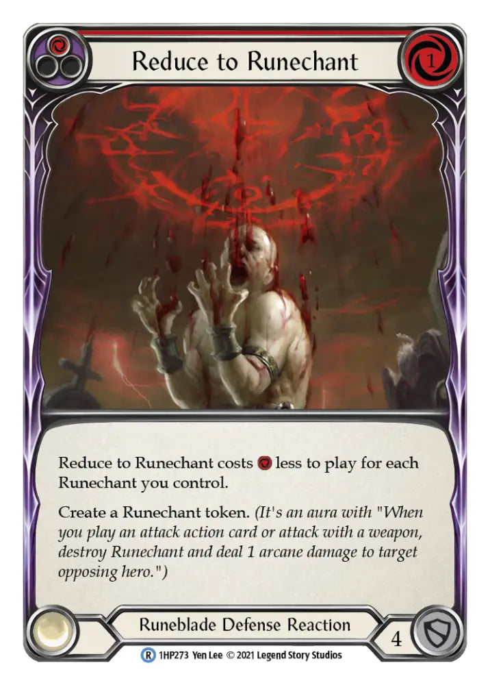 Reduce to Runechant (Red) [1HP273] (History Pack 1) - Flesh And Blood Single