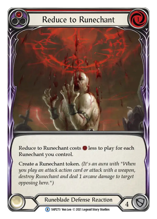 Reduce to Runechant (Red) [1HP273] (History Pack 1) - Flesh And Blood Single