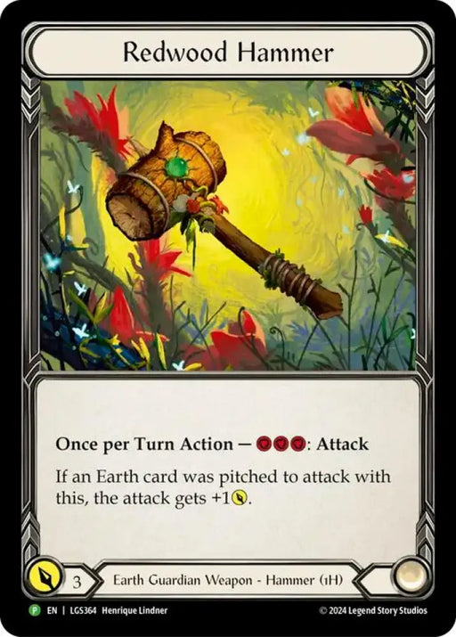 Redwood Hammer [LGS364] (Promo) Cold Foil - Flesh And Blood Single