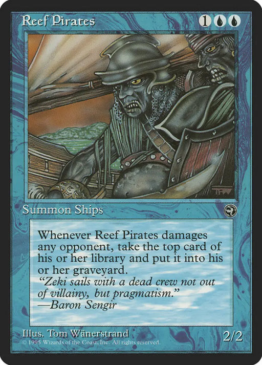 Reef Pirates (Baron Sengir Flavor Text) [Homelands] - MTG Single