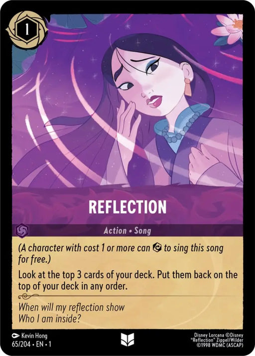 Reflection (65/204) [The First Chapter] - Lorcana Single