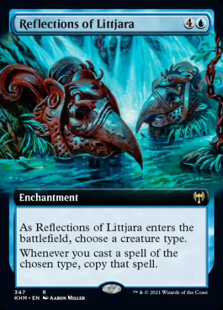 Reflections of Littjara (Extended Art) [Kaldheim] - MTG Single
