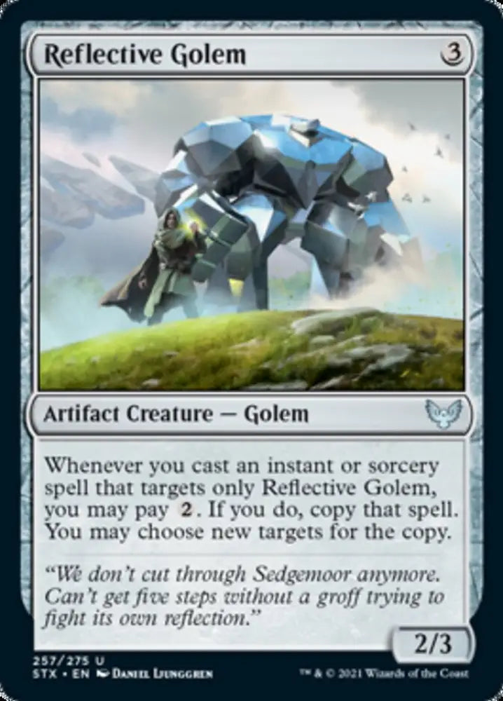 Reflective Golem [Strixhaven: School of Mages] - MTG Single