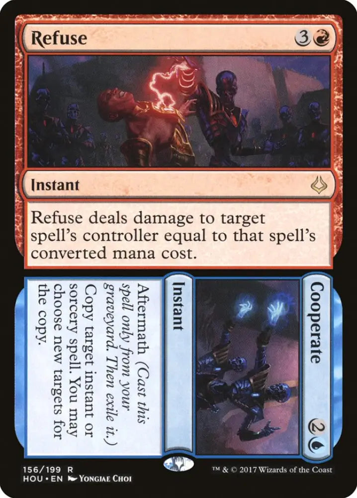 Refuse // Cooperate [Hour of Devastation] - MTG Single