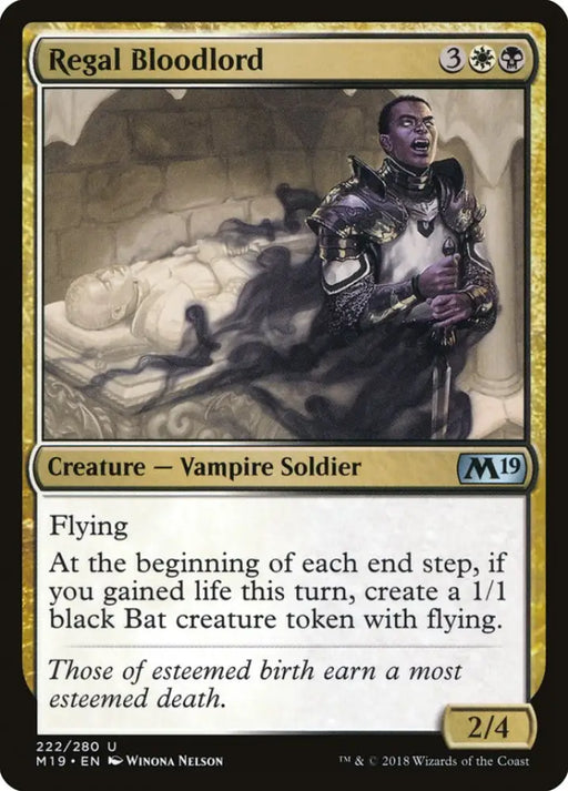 Regal Bloodlord [Core Set 2019] - MTG Single