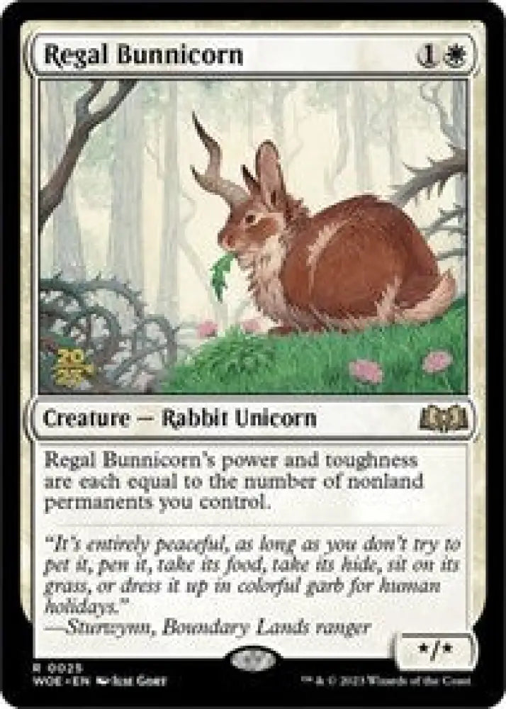 Regal Bunnicorn (25) [Prerelease Cards]